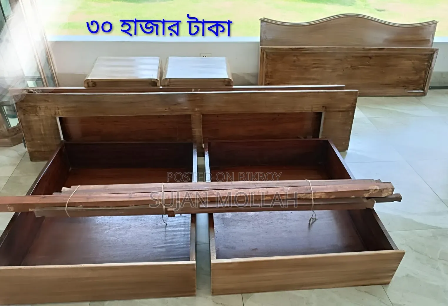 Teak wood furniture. 7 types of furniture. Price negotiable.