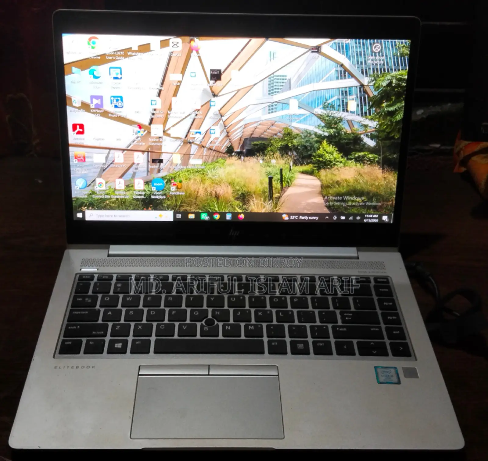 Laptop HP EliteBook 840 G6 8GB Intel Core i5 SSD 500GB