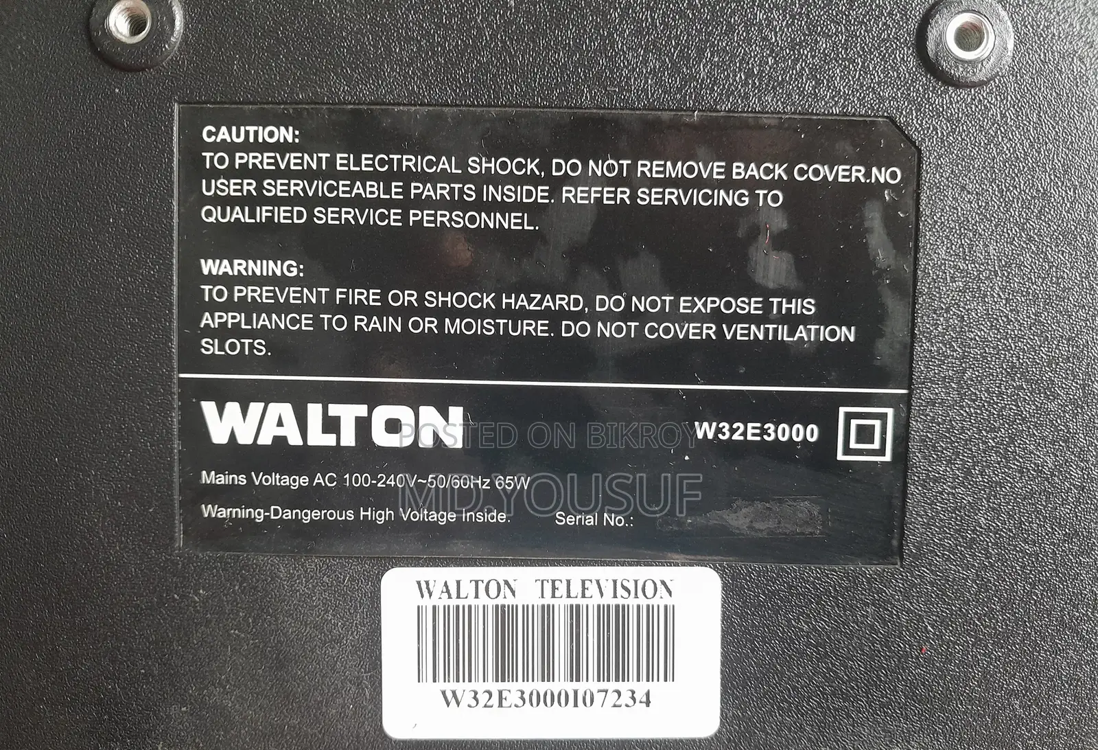 Walton 32" Led Tv