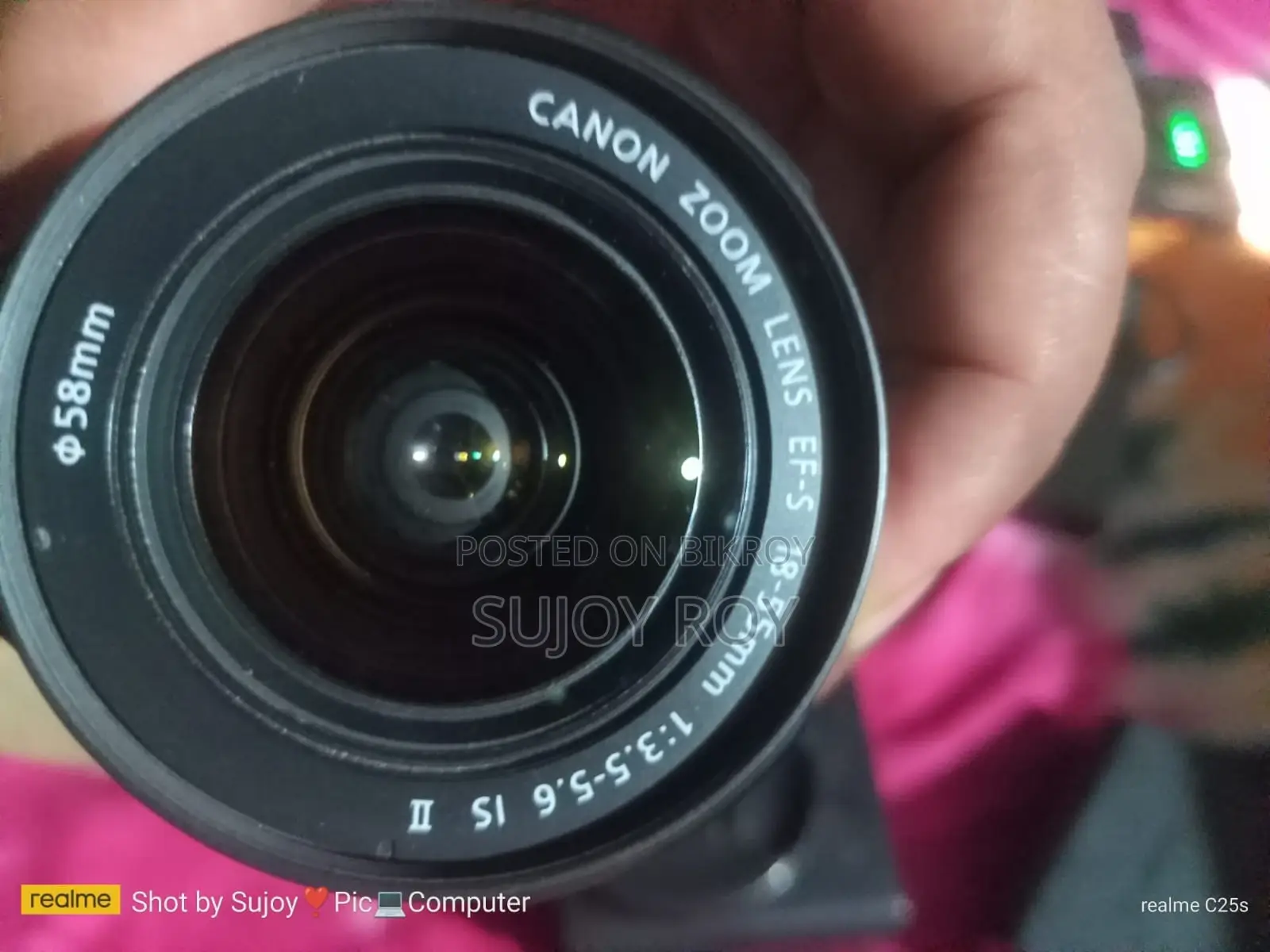 Canon 200d Ii With 50mm Prime Lens, 18-55 Kit Lens, Bag, Led Light
