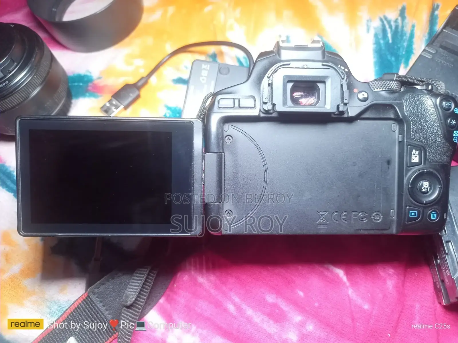 Canon 200d Ii With 50mm Prime Lens, 18-55 Kit Lens, Bag, Led Light