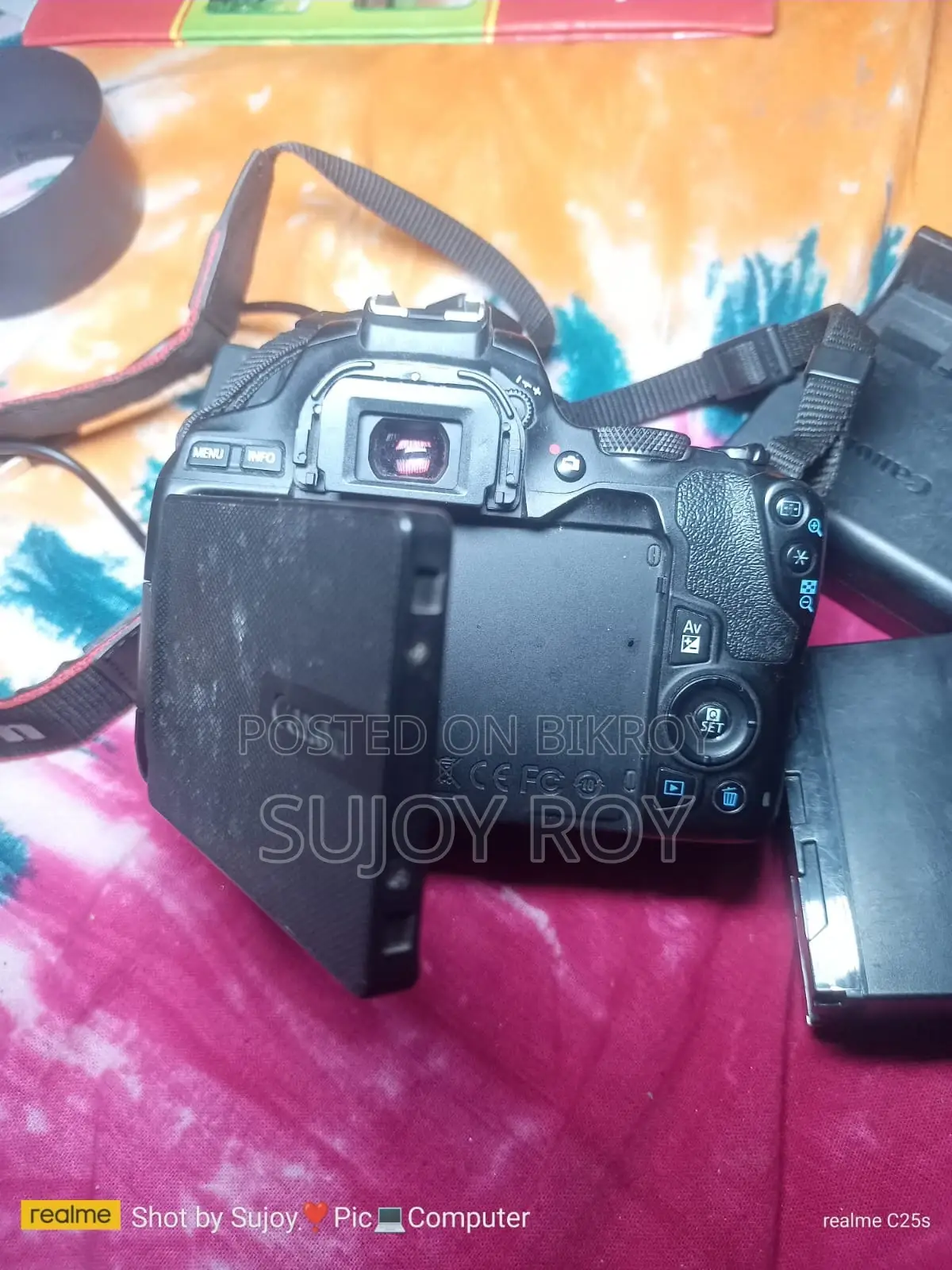 Canon 200d Ii With 50mm Prime Lens, 18-55 Kit Lens, Bag, Led Light