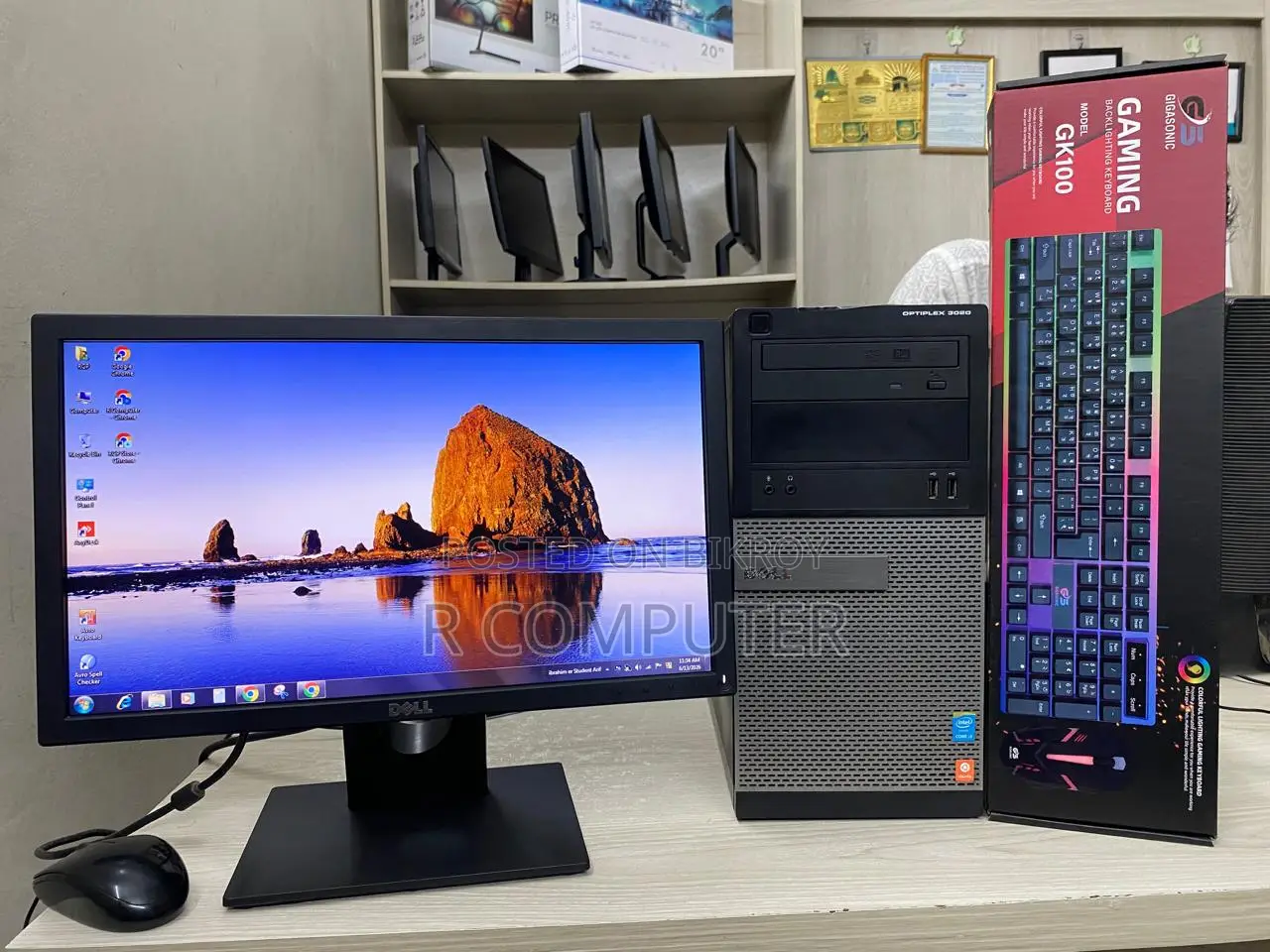 Desktop Computer Dell 4GB Intel Core i3 SSD 128GB