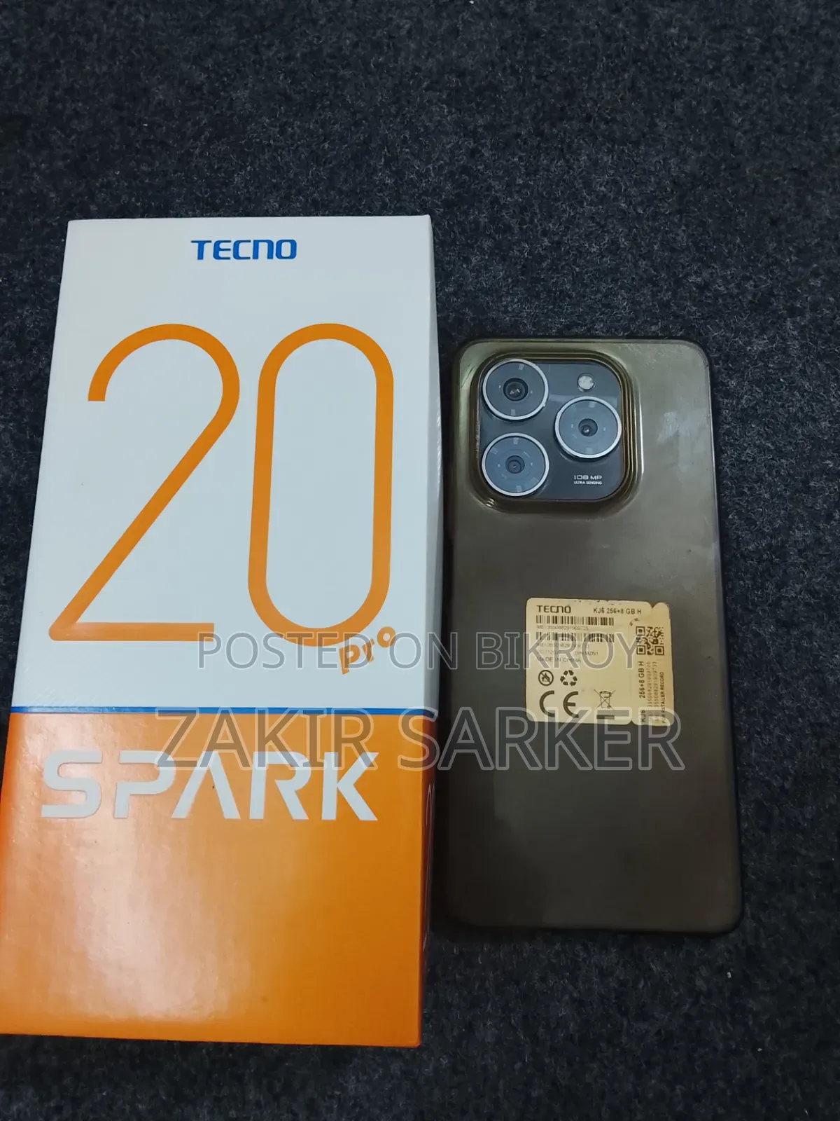 Tecno Spark 20 Pro Plus 256 GB Black