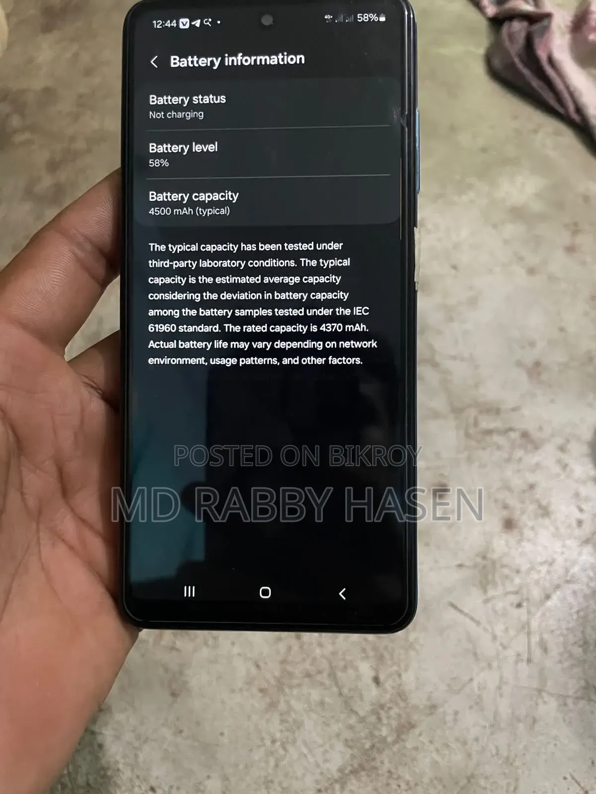 Samsung Galaxy A52 5G 256 GB Blue