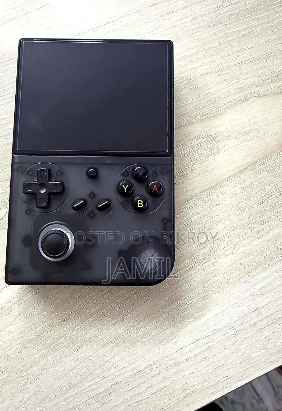 Anbernic Rg40xxv Transparent Black With Bag and Screen Protector