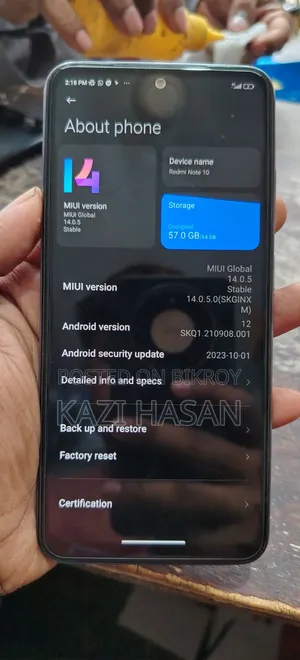 Xiaomi Redmi Note 10 64 GB White