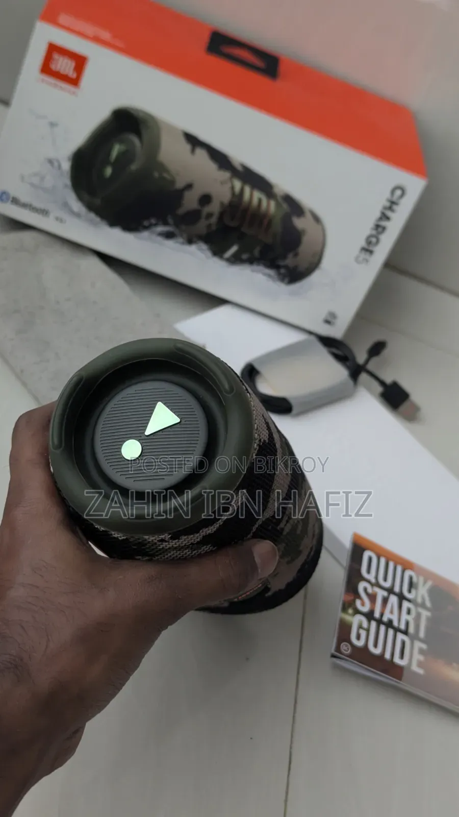 JBL Charge 5 Portable Bluetooth Speaker For Sale