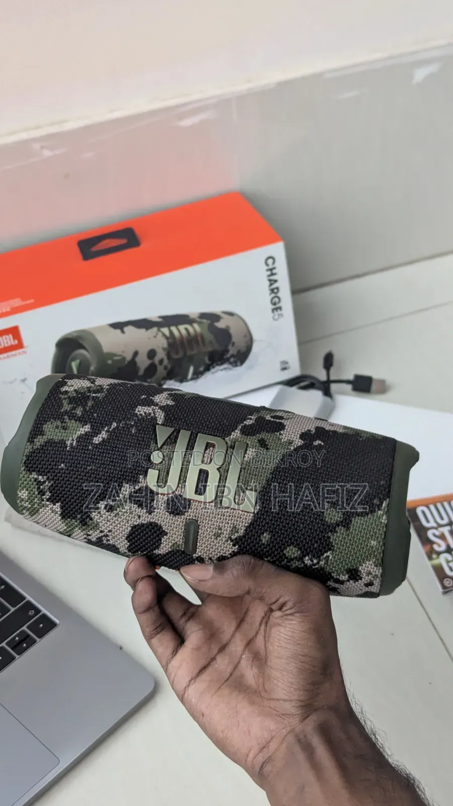 JBL Charge 5 Portable Bluetooth Speaker For Sale