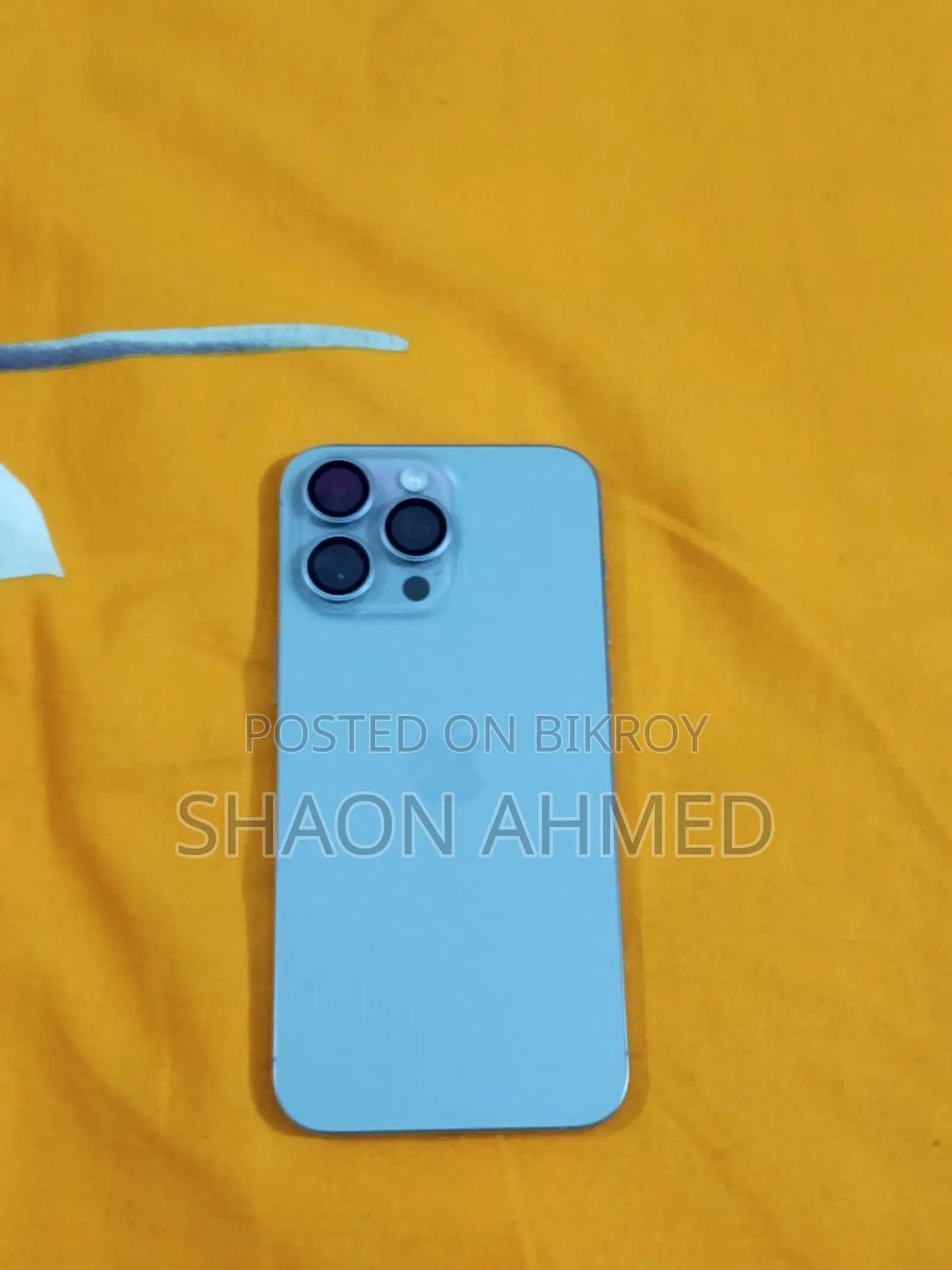 অ্যাপল আইফোন ১৫ প্রো ম্যাক্স ২৫৬ জিবি সিলভার