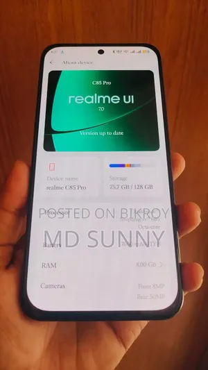 Realme C85 Pro ১২৮ জিবি গ্রে