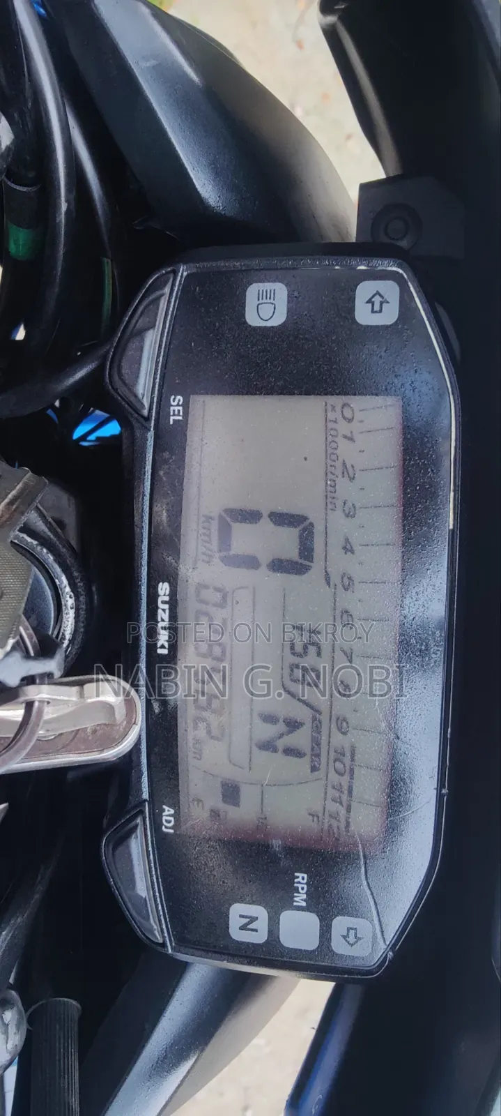 Suzuki Gixxer Monotone 2019 Blue