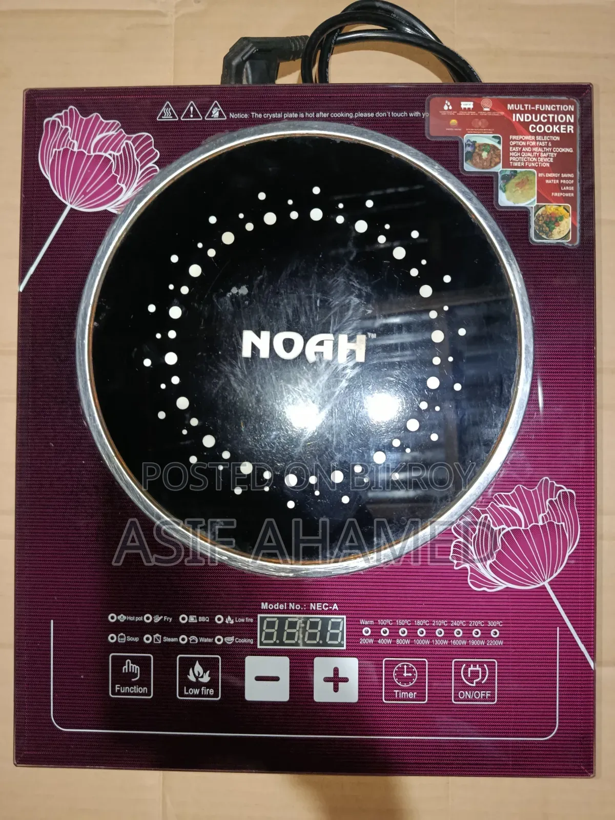 Multi - Function Noah Induction Cooker