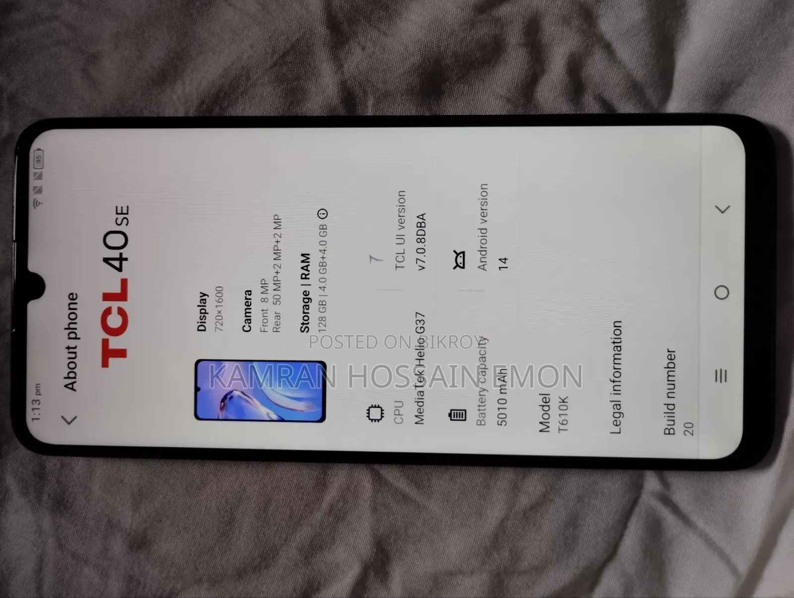 TCL 40 SE 128 GB