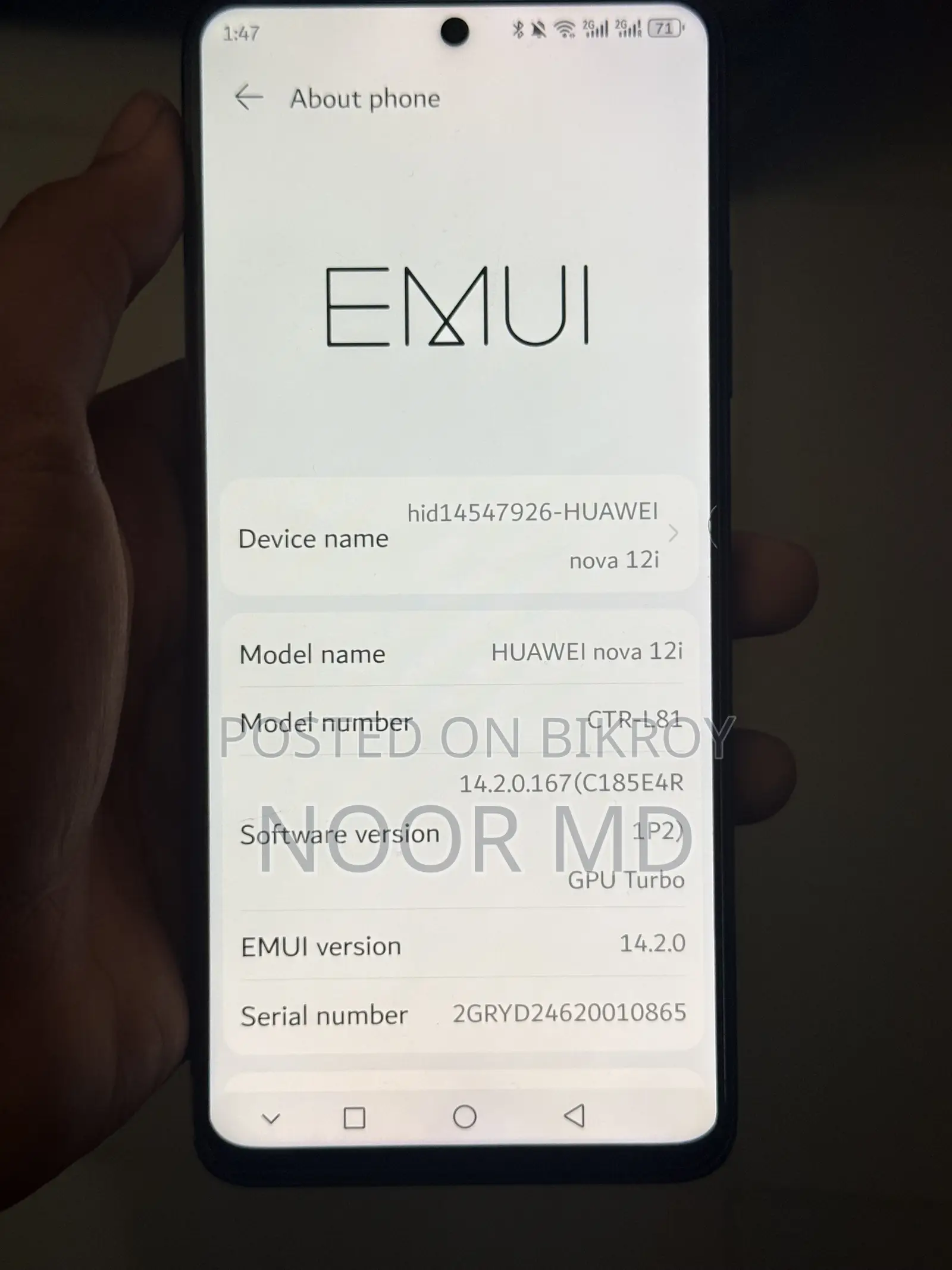Huawei nova 12i 256 GB Black