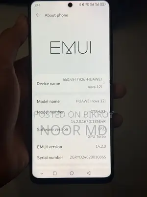Huawei nova 12i 256 GB Black