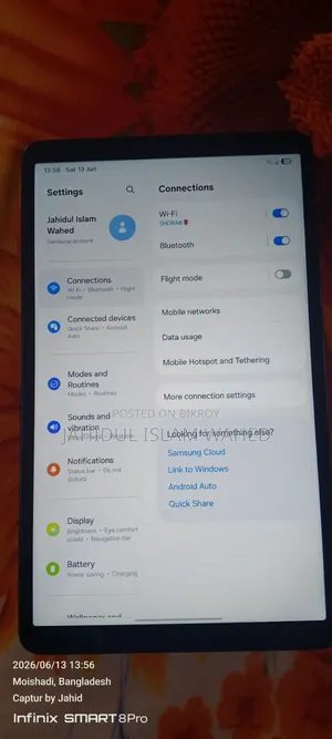 New Samsung Galaxy Tab A9 4 GB Black