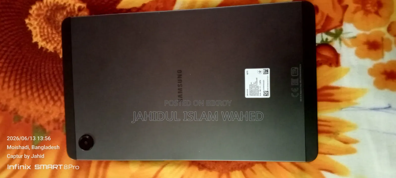 New Samsung Galaxy Tab A9 4 GB Black