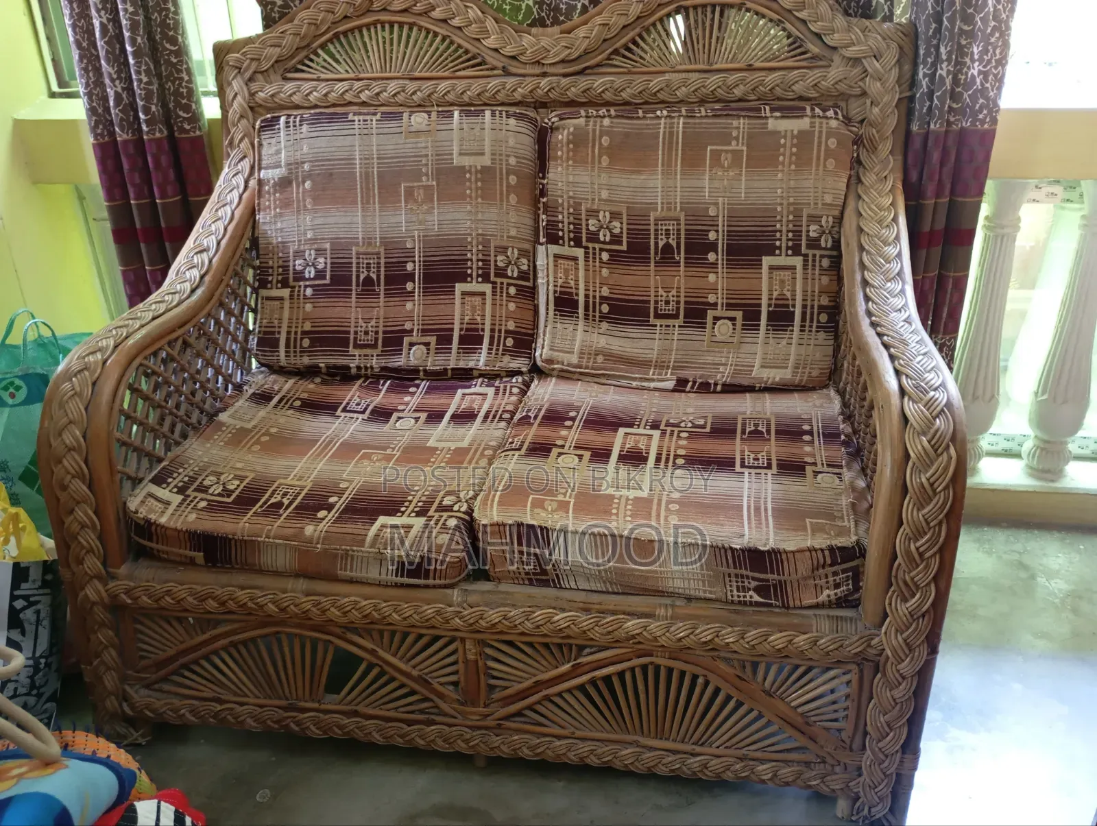 ২ সিট এর বেতের সোফা