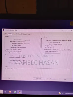 Desktop Computer 8GB Intel Core I5 HDD+SSD 1T