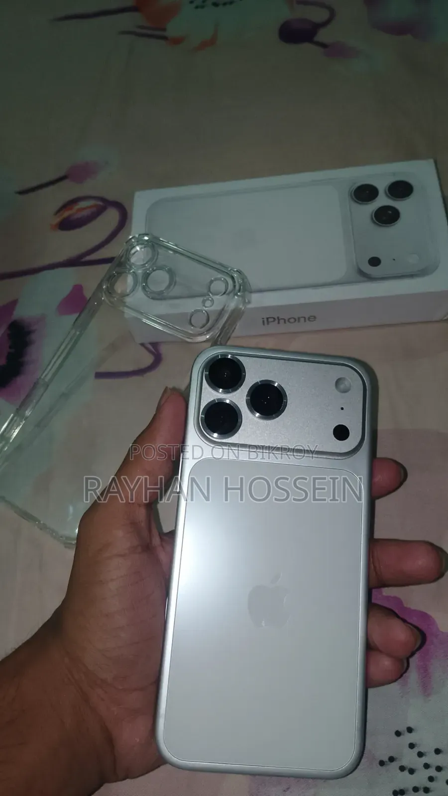 অ্যাপল আইফোন ১৭ প্রো ম্যাক্স ১ টিবি সিলভার