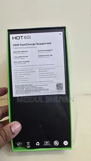 New Infinix Hot 60i 256 GB Black