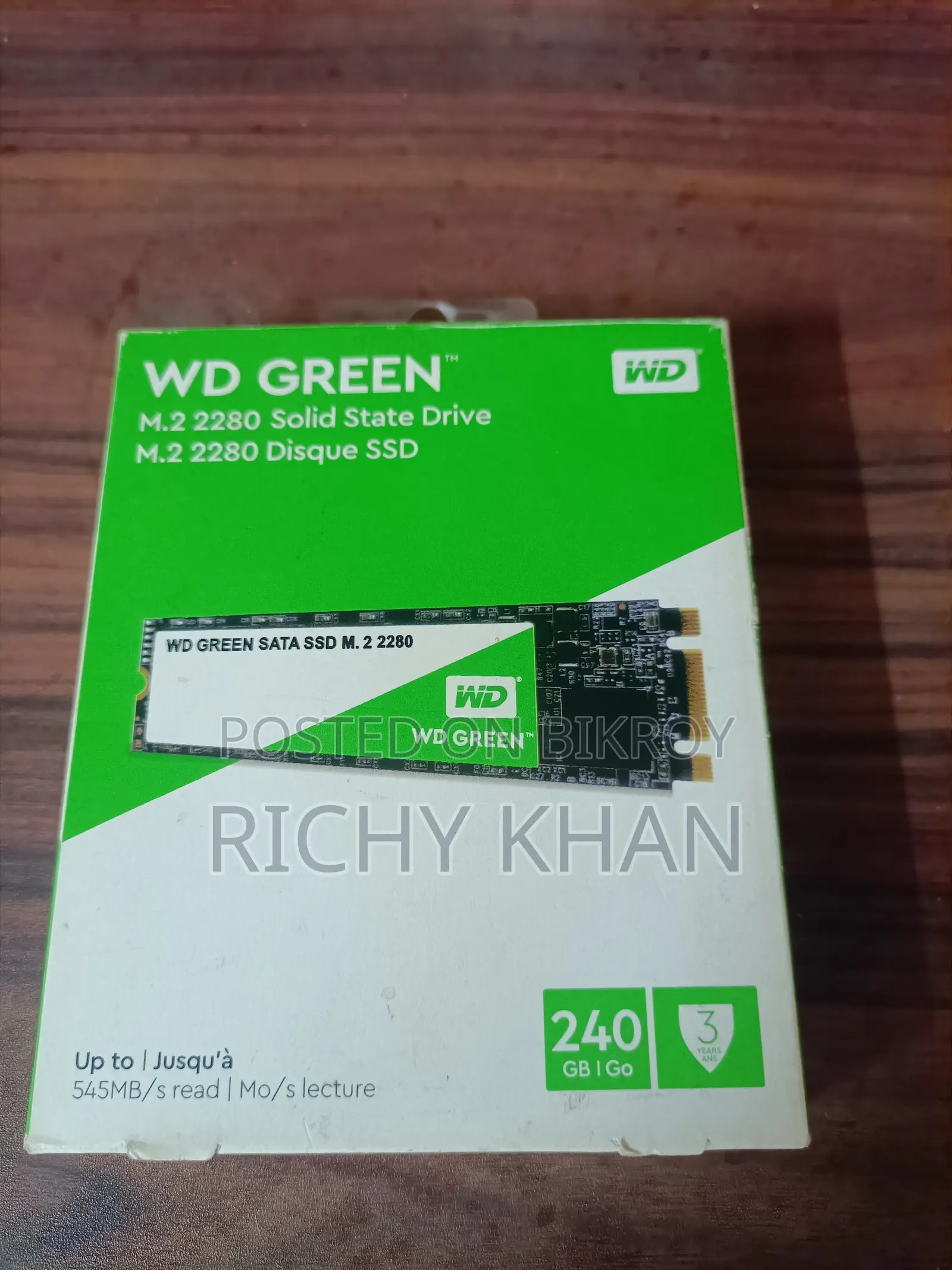 Wd Green M2 240gb SSD