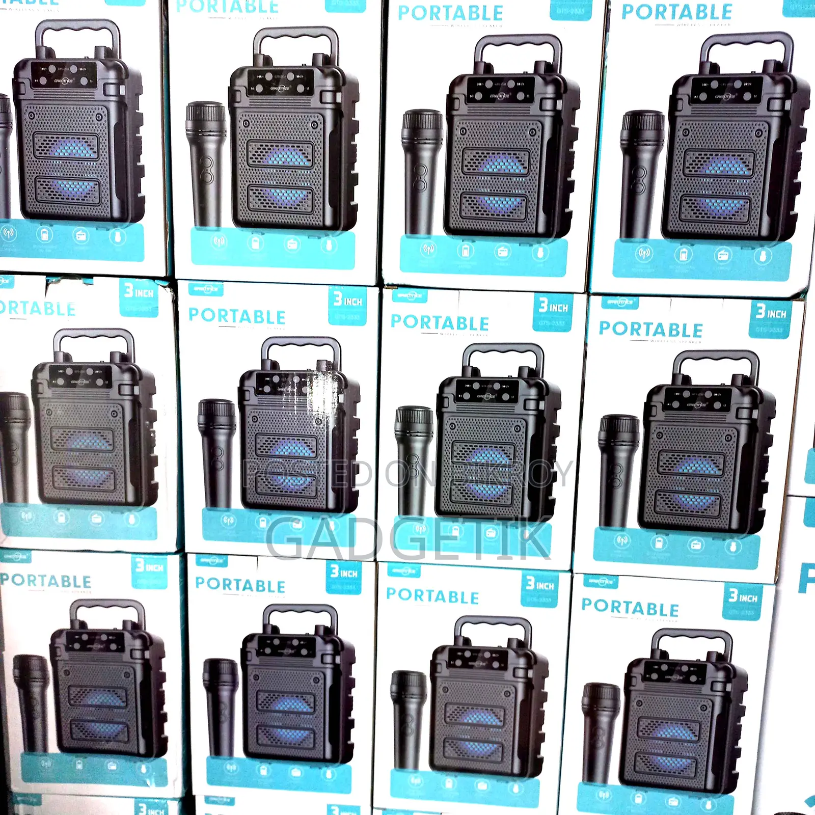 Karaoke Speaker Gts 2333 with Microphone