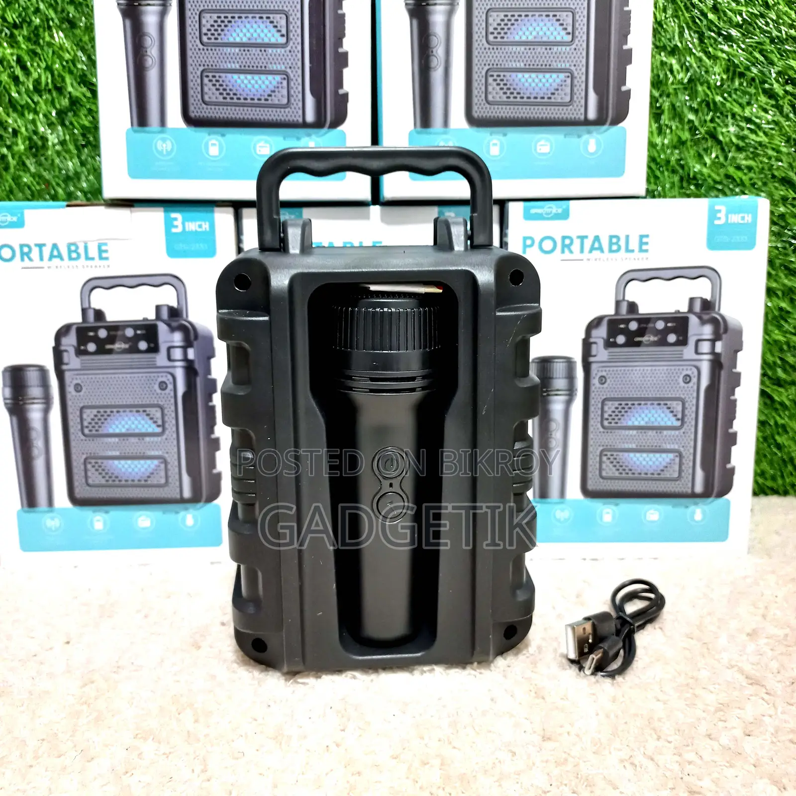 Karaoke Speaker Gts 2333 with Microphone