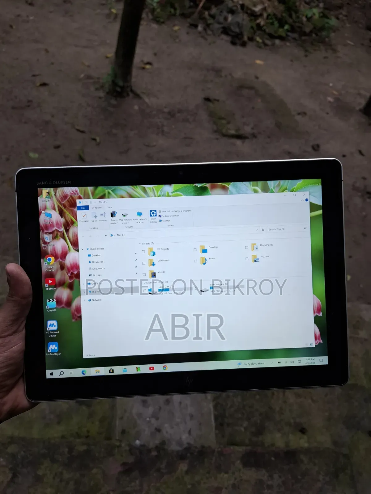 Laptop HP X2 8GB Intel Core I5 SSD 256GB