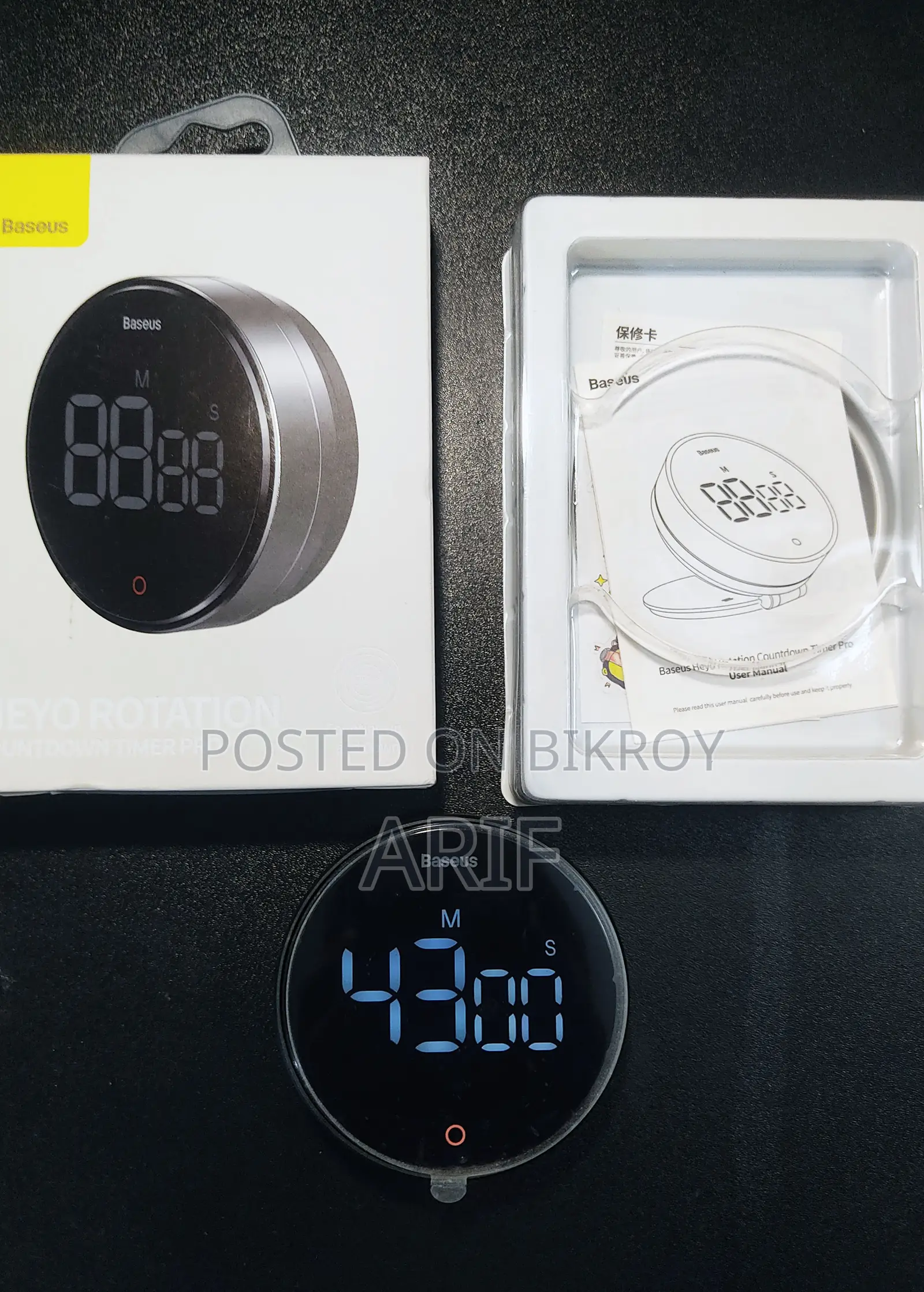 Baseus Heyo Rotation Countdown Pomodoro Timer Pro