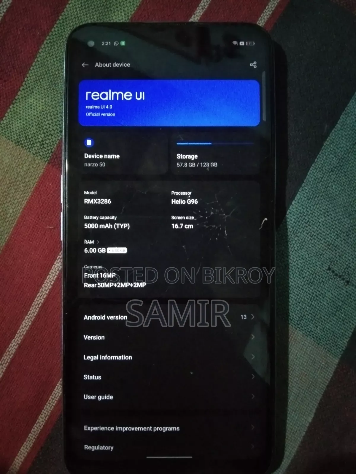 Realme Narzo 50 128 GB