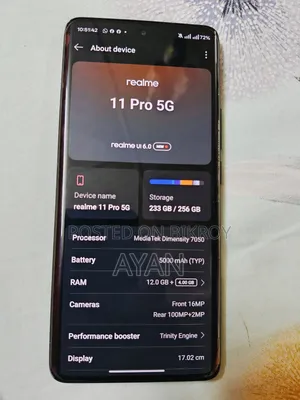 Realme 11 Pro 256 GB Black