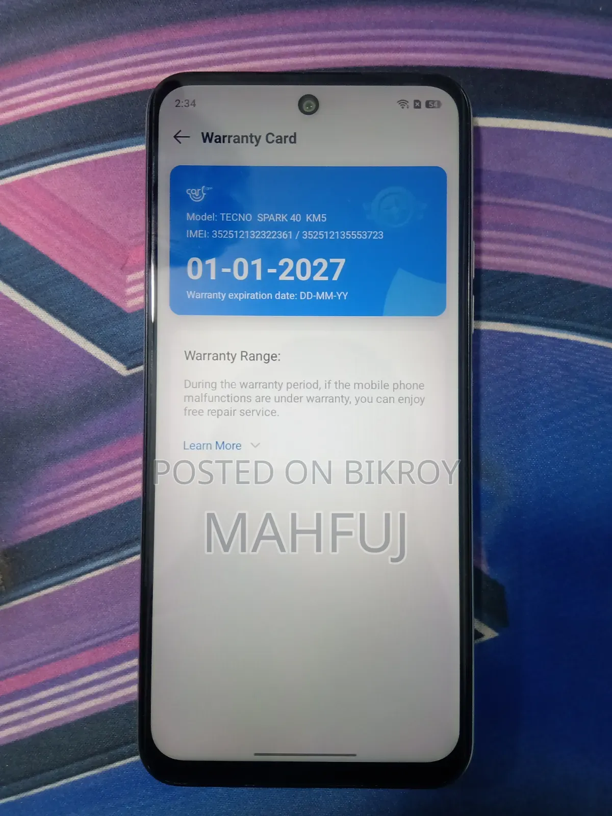 Tecno Spark 40 128 GB Gray