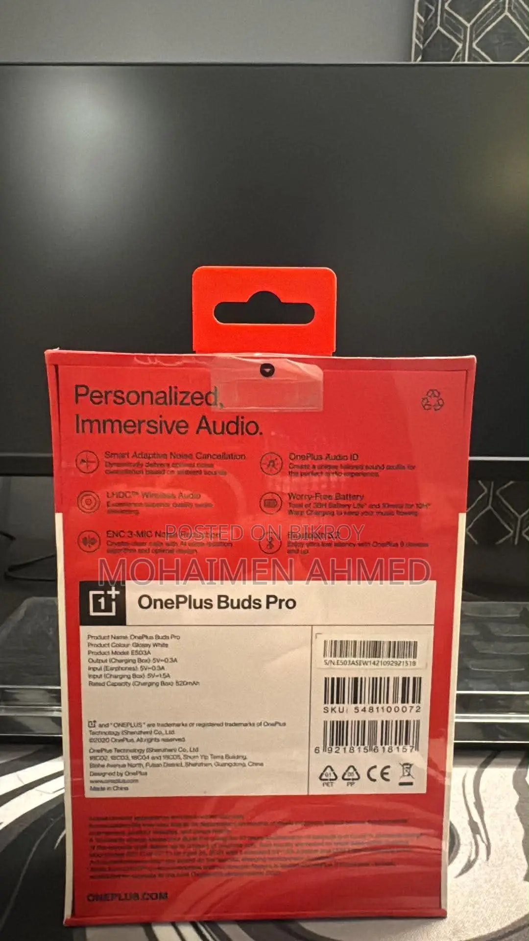 One Plus Buds Pro Intact