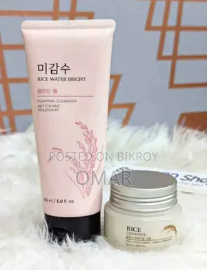 Rice Water Cleanser and Rice Water Moisturiser