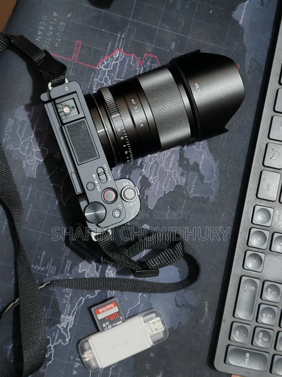 Sony Zve10 With Viltox 33mm Lens