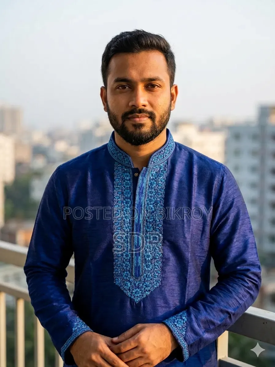 সিল্ক পাকিস্তানি পাঞ্জাবি (৪০ সাইজ)