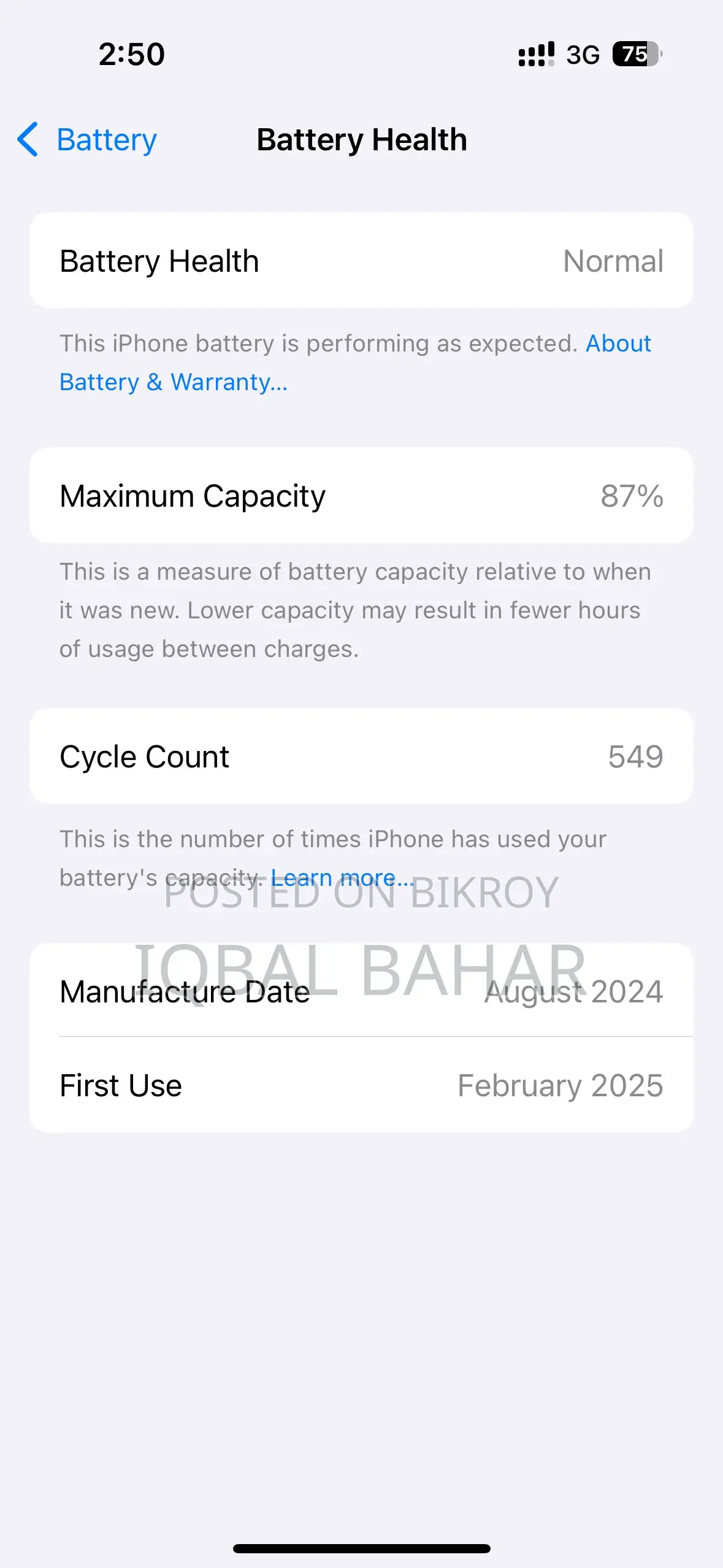 Apple iPhone 15 128 GB Black