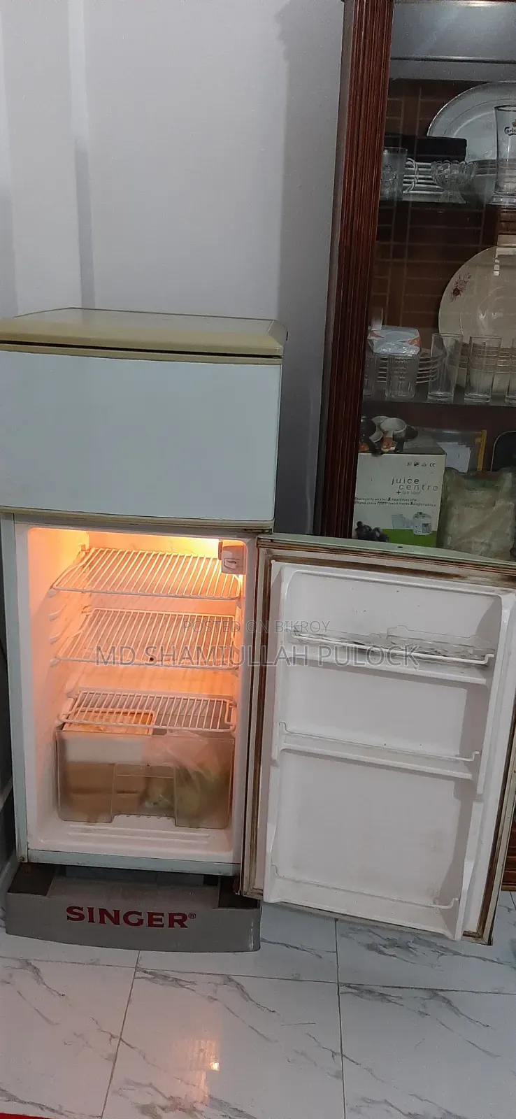 ব্যবহৃত সিঙ্গার রেফ্রিজারেটর ২৩০ লিটার