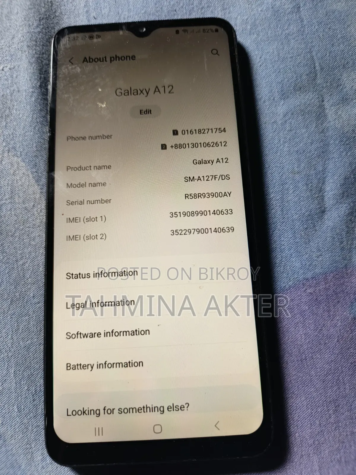 Samsung Galaxy A12 64 GB Black