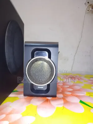 Model: Philips Sound System: 2.1 Bluetooth Range: 10 meters Watt: 60 Watts RMS (30 Watts + 15 Watts x 2)
