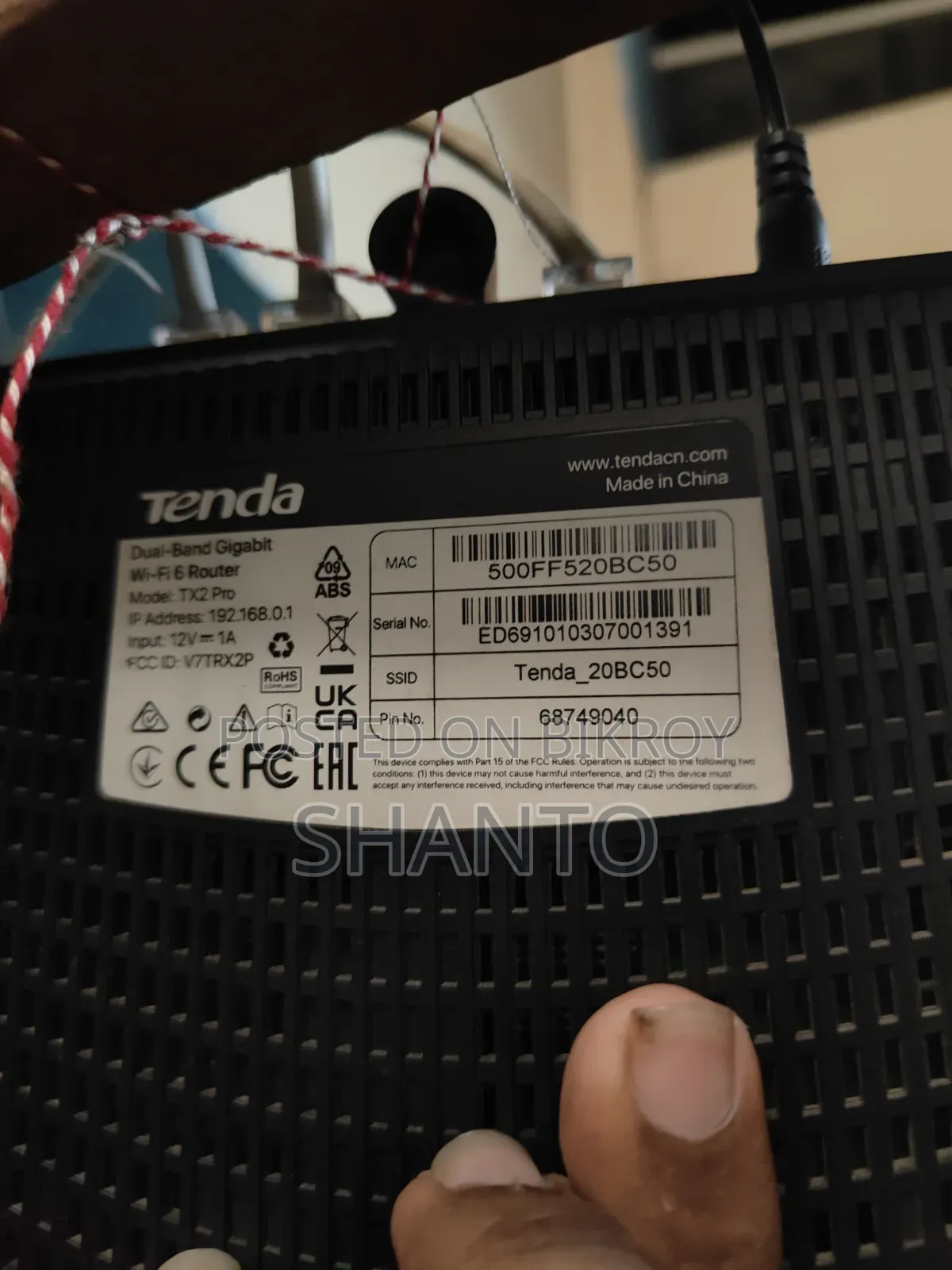 Tenda Tx2 Pro