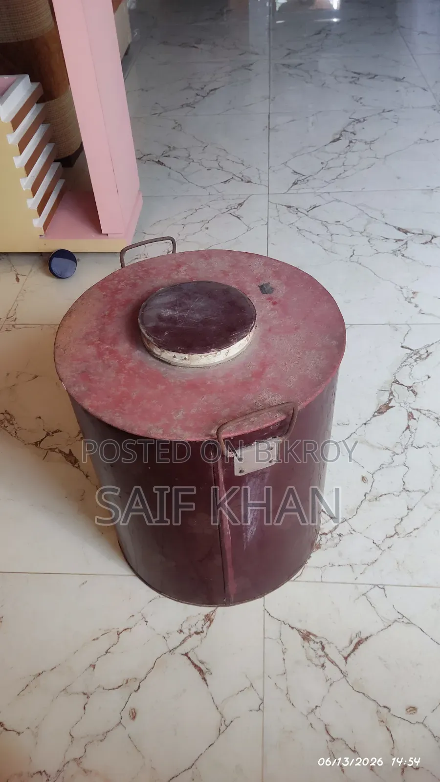 Attractive Tin Rice Drum/Storage Drum for Sale