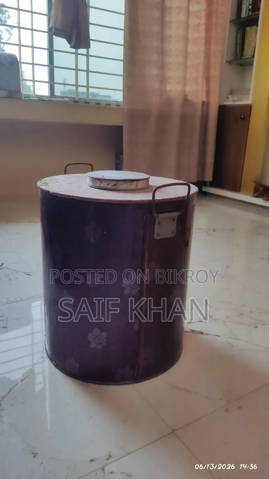Attractive Tin Rice Drum/Storage Drum for Sale