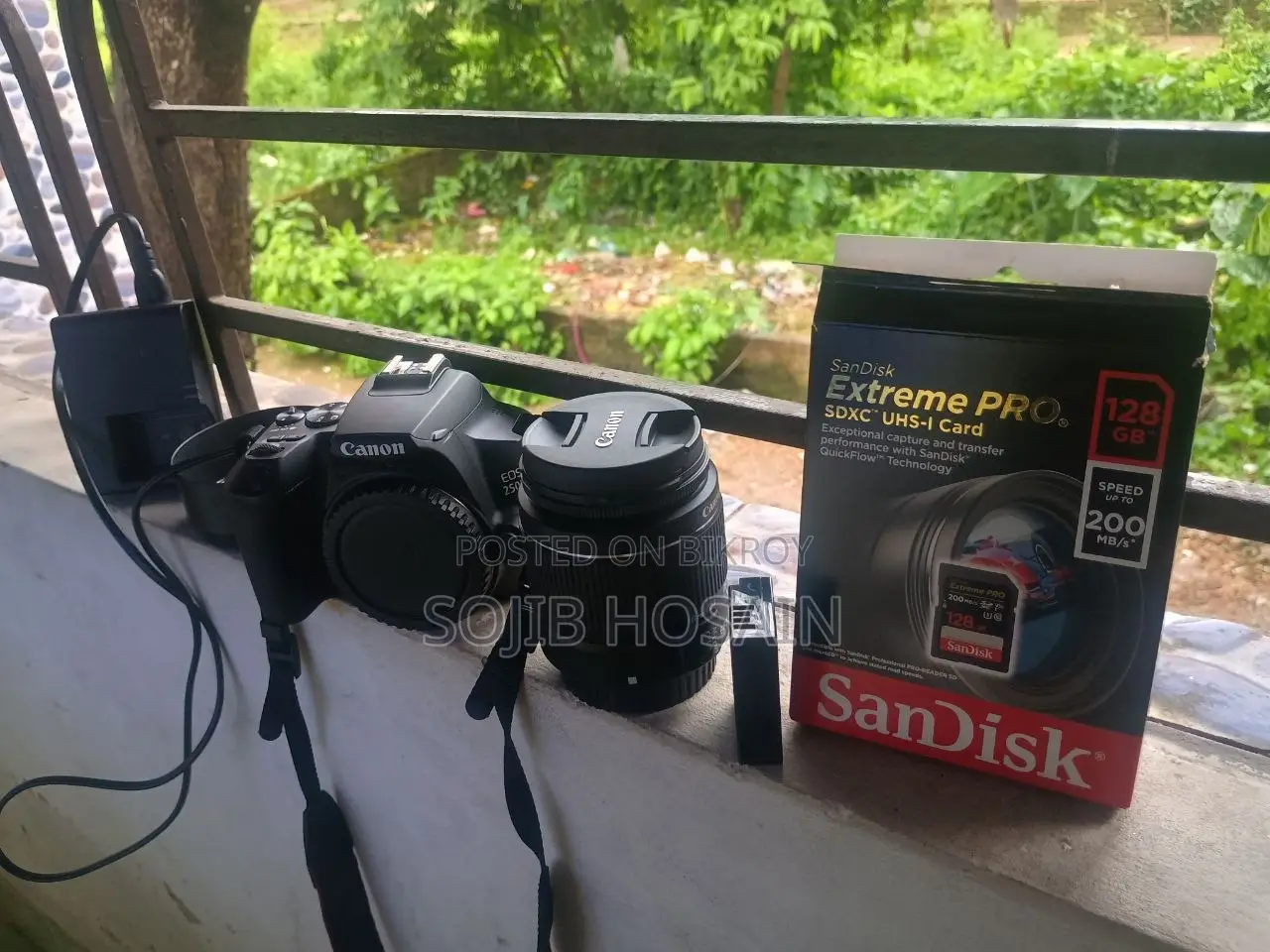 Canon Eos 250d DSLR Camera (Full Set for Sale)