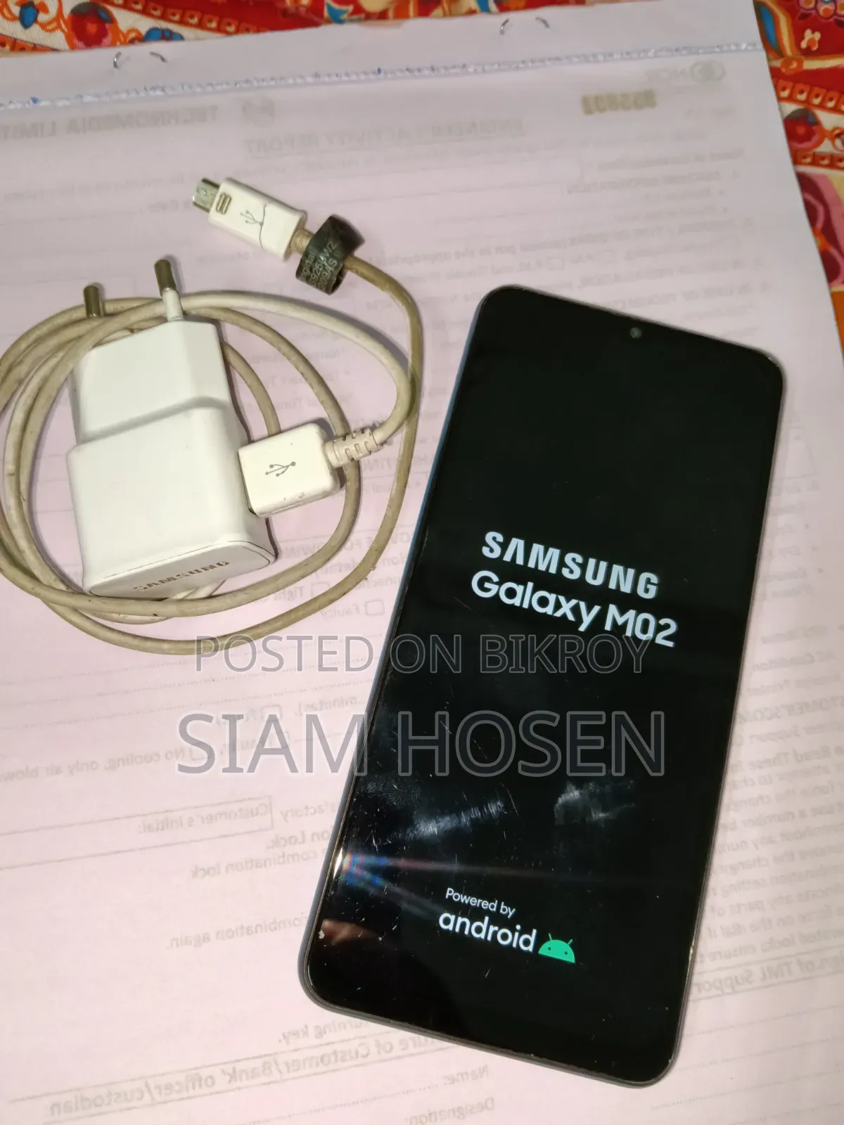 স্যামসাং গ্যালাক্সি এম০২ ৩২ জিবি নীল