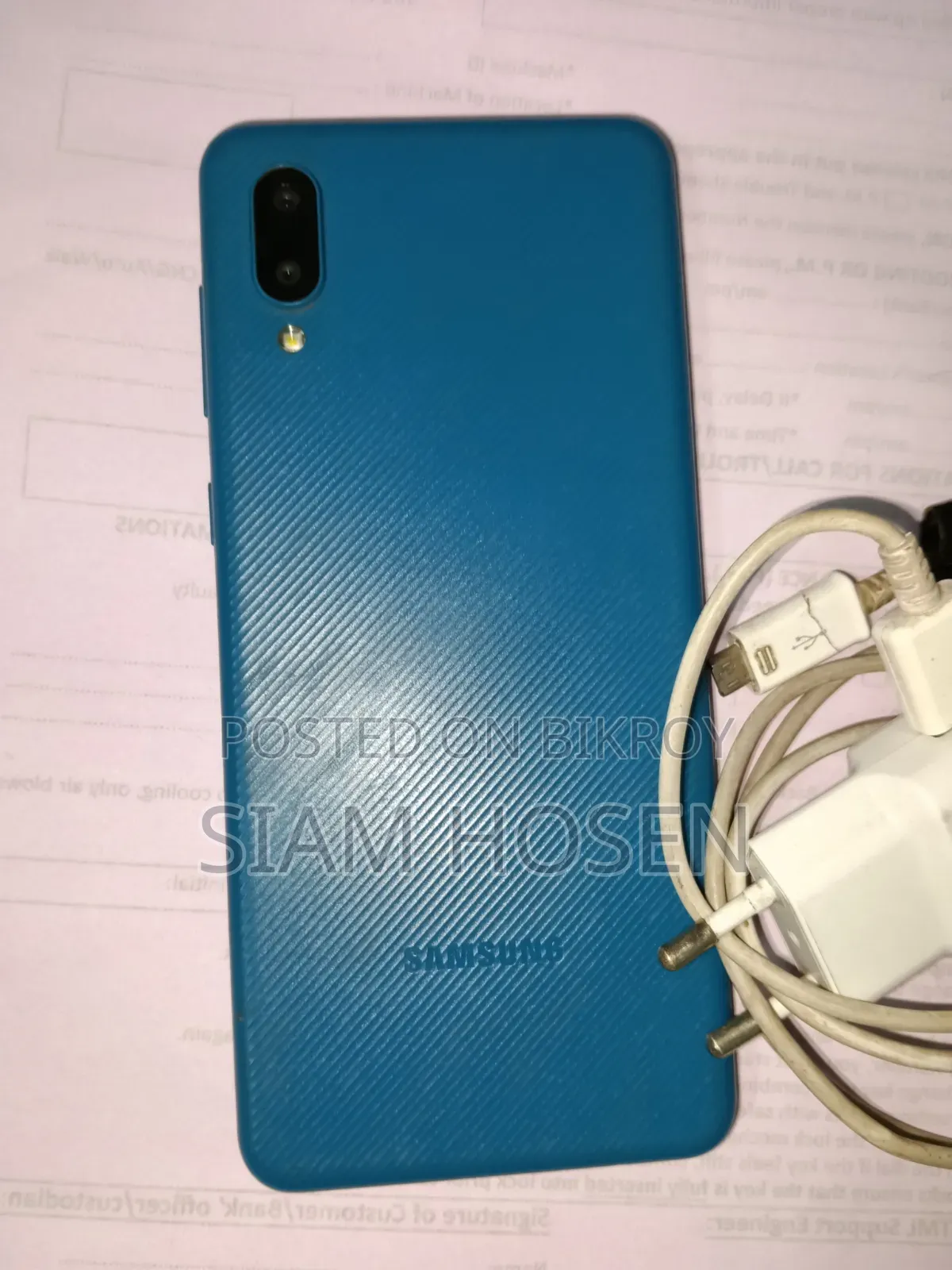স্যামসাং গ্যালাক্সি এম০২ ৩২ জিবি নীল