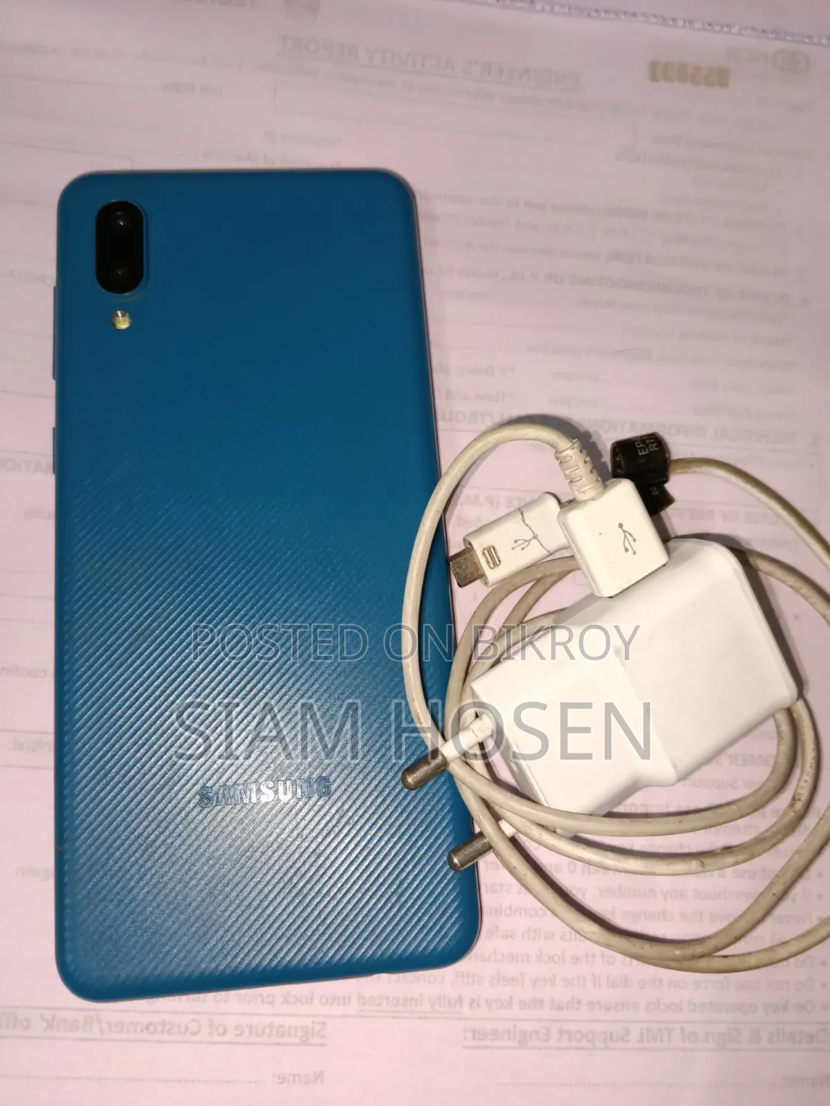 স্যামসাং গ্যালাক্সি এম০২ ৩২ জিবি নীল