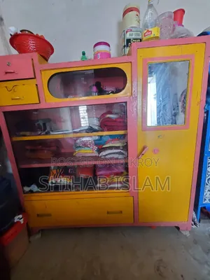 Used Multipurpose Almirah and Showcase in Excellent Condition for Sale